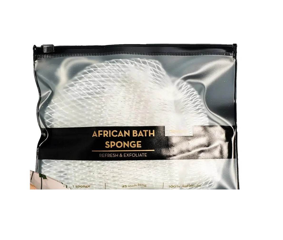 African Net Body Exfoliator & Reusable Bath Sponge